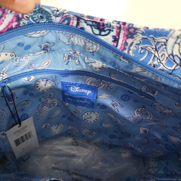 Vera Bradley Disney Glenna Satchel Cinderella Paisley Bag NWTs MSRP $120 - Picture 5 of 8